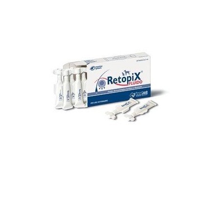 Retopix Fluido fluido normalizzante per pelle irritata di cani e gatti 10 fiale da 2 ml Retopix Fluido fluido normalizzante per pelle irritata di cani e gatti 10 fiale da 2 ml