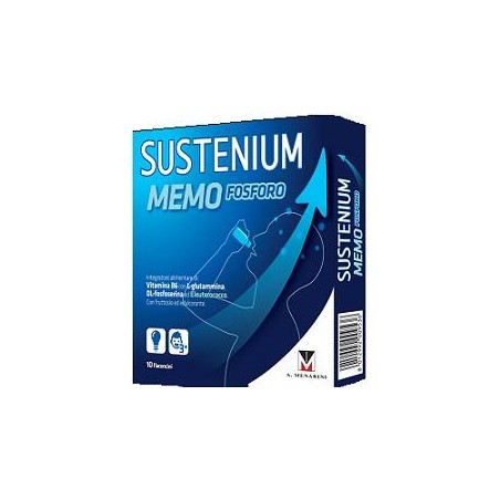 Sustenium Memo Fosforo integratore per memoria e attenzione 10 flaconcini Sustenium Memo Fosforo integratore per memoria e attenzione 10 flaconcini