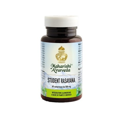 Student Rasayana integratore ayurvedico per concentrazione e memoria 60c ompresse Student Rasayana integratore ayurvedico per concentrazione e memoria 60c ompresse