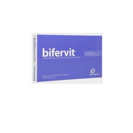 Pharmaguida Bifervit integratore con ferro e acido folico 30 compresse