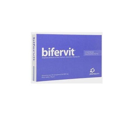 Pharmaguida Bifervit integratore con ferro e acido folico 30 compresse Pharmaguida Bifervit integratore con ferro e acido folico 30 compresse