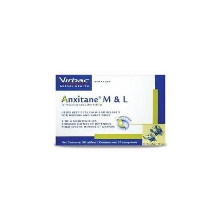 Virbac Anxitane M/L integratore rilassante calmante per cani e gatti 30 compresse Virbac Anxitane M/L integratore rilassante calmante per cani e gatti 30 compresse