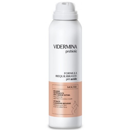 Vidermina Prebiotic Mousse Detergente per Igiene Intima 50ml