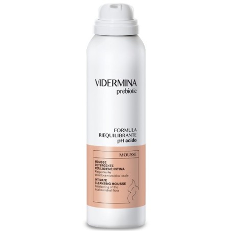 Vidermina Prebiotic Mousse Detergente per Igiene Intima 50ml Vidermina Prebiotic Mousse Detergente per Igiene Intima 50ml