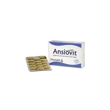 Ansiovit integratore naturale contro stress e ansia 30 compresse Ansiovit integratore naturale contro stress e ansia 30 compresse