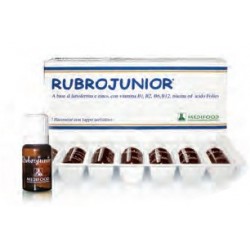 Rubrojunior integratore per le difese immunitarie dei bambini 7 flaconcini