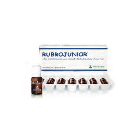 Rubrojunior integratore per le difese immunitarie dei bambini 7 flaconcini