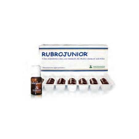 Rubrojunior integratore per le difese immunitarie dei bambini 7 flaconcini Rubrojunior integratore per le difese immunitarie dei bambini 7 flaconcini