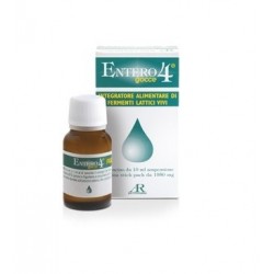 Entero 4 Gocce integratore per flora intestinale e sistema immunitario 8 ml