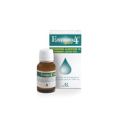 Entero 4 Gocce integratore per flora intestinale e sistema immunitario 8 ml Entero 4 Gocce integratore per flora intestinale e sistema immunitario 8 ml