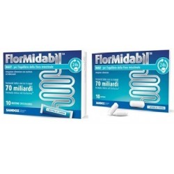 FlorMidabìl Daily 10 Capsule Integratore di Probiotici per l'Intestino