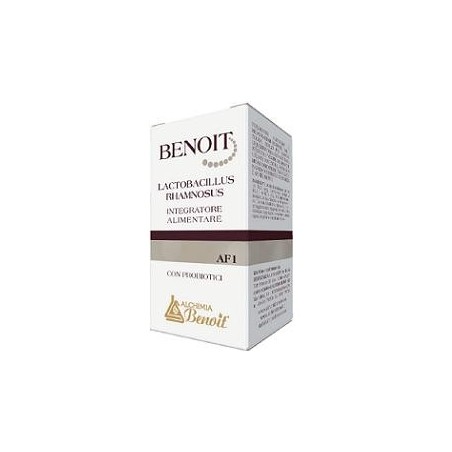 Benoit Lactobacillus Rhamnosus integratore probiotico per flora batterica intestinale 30 capsule Benoit Lactobacillus Rhamnosus integratore probiotico per flora batterica intestinale 30 capsule