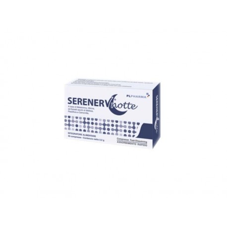 SERENERV NOTTE 40 COMPRESSE 0,8 MG