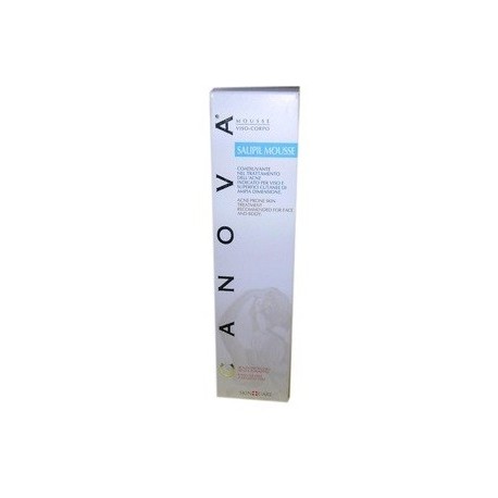 Canova Salipil Mousse viso corpo per  detersione pelle acneica 150 ml