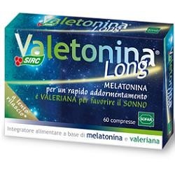 Valetonina Long 60 compresse - Integratore di melatonina e valeriana per il sonno