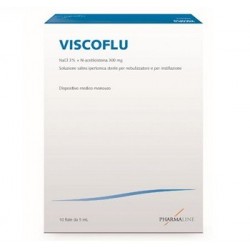 Viscoflu 10 flaconcini - Soluzione ipertonica per le vie respiratorie