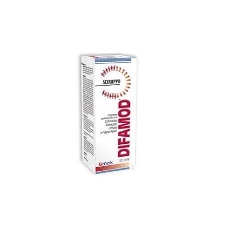 Difamod sciroppo con pappa reale per difese immunitarie 200 ml Difamod sciroppo con pappa reale per difese immunitarie 200 ml