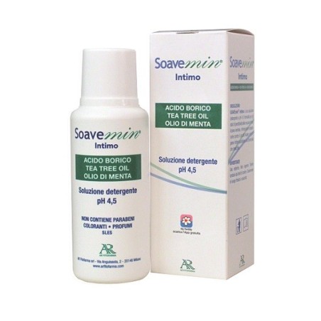 Soavemin Intimo Soluzione detergente intimo pH 4,5 lenitivo rinfrescante 250 ml Soavemin Intimo Soluzione detergente intimo pH 4,5 lenitivo rinfrescante 250 ml