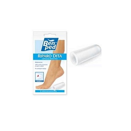 BenPed Riparo Dita cappuccio protettivo per dita lesionate 1 pezzo taglia M BenPed Riparo Dita cappuccio protettivo per dita lesionate 1 pezzo taglia M