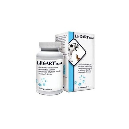 Legart Maxi integratore per le articolazioni del cane 60 compresse Legart Maxi integratore per le articolazioni del cane 60 compresse