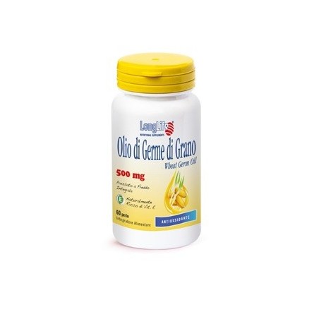 LongLife olio di germe di grano integratore antiossidante 60 perle