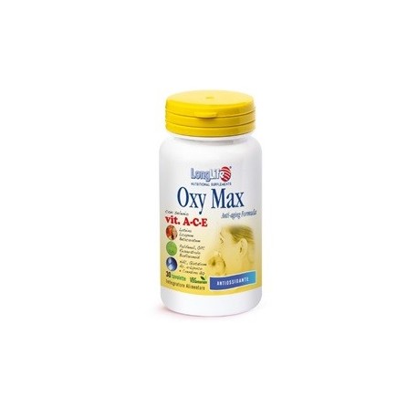 LongLife Oxy Max integratore antiossidante anti-età 30 tavolette