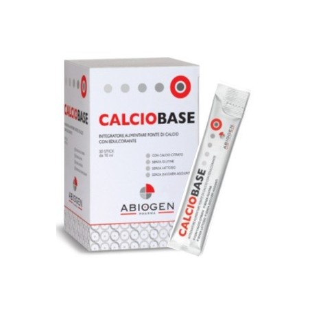 Calciobase integratore per tessuto osseo e muscolare 30 stick 10 ml Calciobase integratore per tessuto osseo e muscolare 30 stick 10 ml
