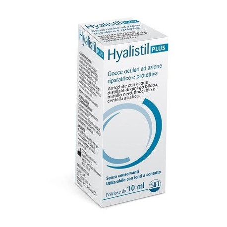 Hyalistil Plus Gocce oculari ad azione riparatrice e protettiva 10 ml