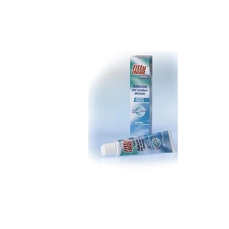 Fittydent Plus pasta adesiva con clorofilla per protesi dentali mobili 40 ml Fittydent Plus pasta adesiva con clorofilla per protesi dentali mobili 40 ml