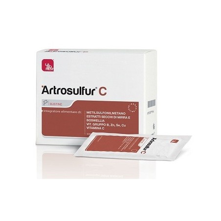 Artrosulfur C integratore per articolazioni e cartilagini 28 bustine Artrosulfur C integratore per articolazioni e cartilagini 28 bustine