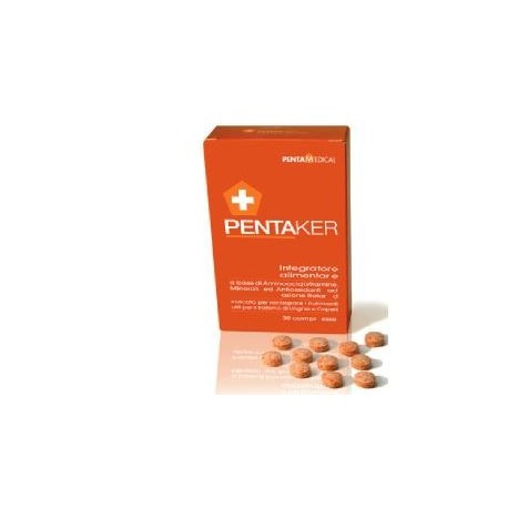 Pentaker integratore alimentare antiossidante per unghie e capelli 30 compresse