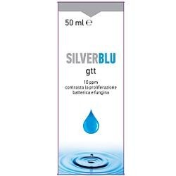 Silver Blu argento microcolloidale contro batteri e funghi di naso e bocca 50 ml