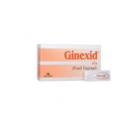 Ginexid CLX Ovuli vaginali lenitivi riequilibranti post infiammazione 10 pezzi Ginexid CLX Ovuli vaginali lenitivi riequilibranti post infiammazione 10 pezzi