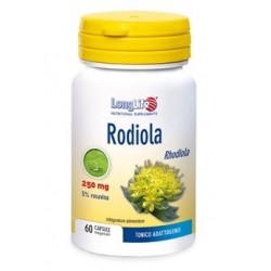 LongLife Rodiola 250 mg integratore tonico adattogeno 60 capsule