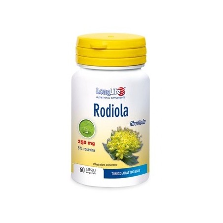 LongLife Rodiola 250 mg integratore tonico adattogeno 60 capsule LongLife Rodiola 250 mg integratore tonico adattogeno 60 capsule