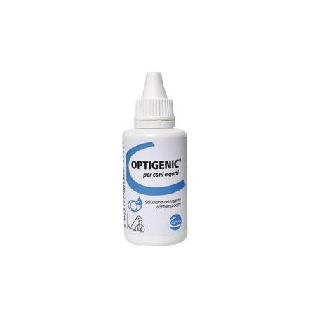 Optigenic soluzione detergente per gli occhi irritati di cani e gatti 50 ml Optigenic soluzione detergente per gli occhi irritati di cani e gatti 50 ml