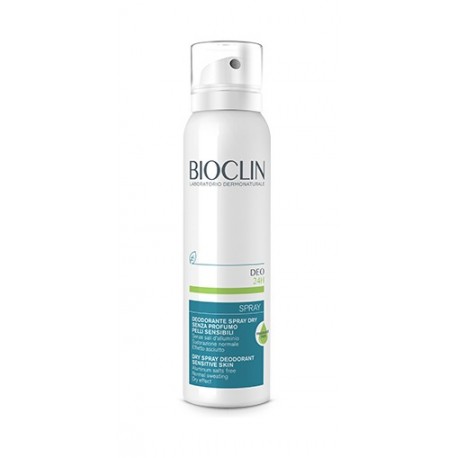 Bioclin Deo 24h Spray - Deodorante spray tocco asciutto senza profumo 150ml