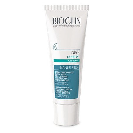 Bioclin Deo Control Crema mani e piedi deodorante per ipersudorazione 30 ml Bioclin Deo Control Crema mani e piedi deodorante per ipersudorazione 30 ml
