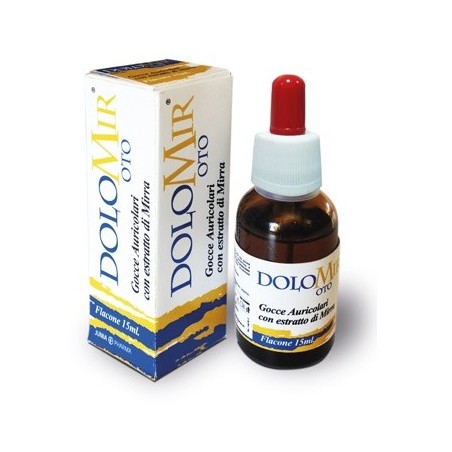 Dolomir Oto gocce auricolari per rimozione del tappo di cerume 15 ml Dolomir Oto gocce auricolari per rimozione del tappo di cerume 15 ml
