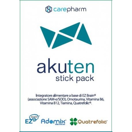 Akuten integratore per la normale funzione psicologica 20 stick da 2 g