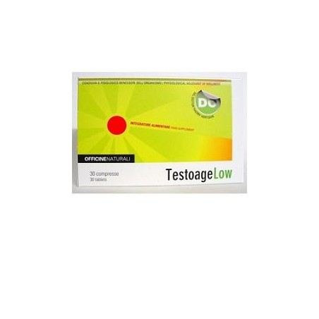 Testoage Low 850 mg 30 compresse - Integratore ad azione tonica Testoage Low 850 mg 30 compresse - Integratore ad azione tonica