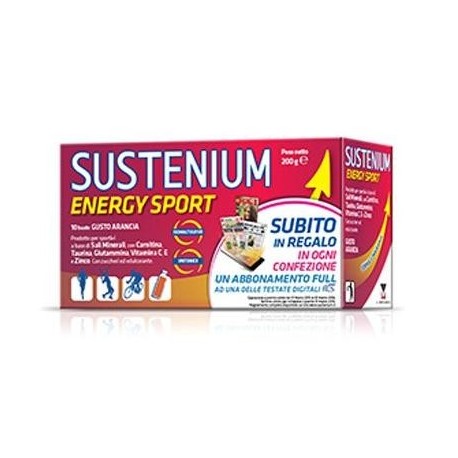 Sustenium Energy Sport integratore per attività sportiva 10 bustine