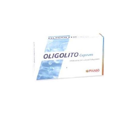 Oligolito Cuprum integratore di oligoelementi 20 flaconcini da 2 ml Oligolito Cuprum integratore di oligoelementi 20 flaconcini da 2 ml