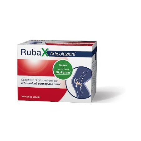 RubaXX Articolazioni integratore per cartilagini e ossa 30 bustine RubaXX Articolazioni integratore per cartilagini e ossa 30 bustine