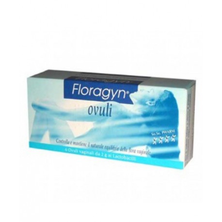 Floragyn Ovuli - 6 Ovuli Vaginali Riequilibranti A Base Di Lattobacilli Lisati da 12g