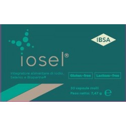 Iosel integratore di iodio e selenio per la tiroide 30 capsule molli