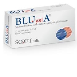 BLUyalA collirio con acido ialuronico per secchezza oculare 15 flaconcini 0,30 ml