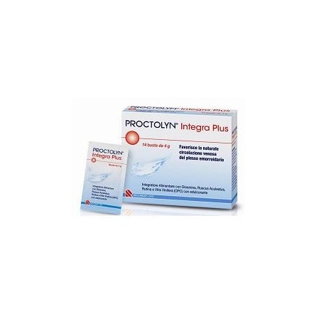 Proctolyn Integra Plus integratore per emorroidi e circolazione 14 bustine Proctolyn Integra Plus integratore per emorroidi e circolazione 14 bustine