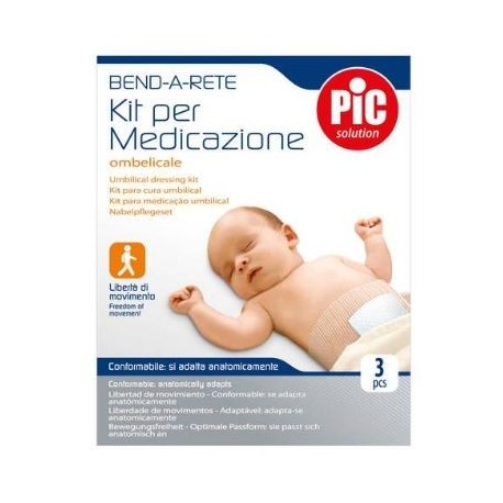 PIC Bend-A-Rete Kit per medicazione ombelicale dei neonati