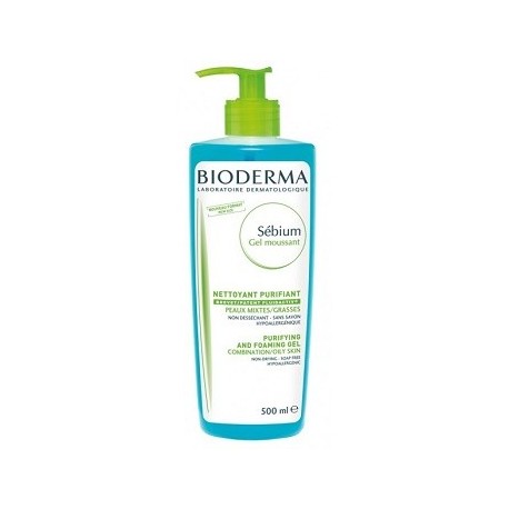 Bioderma Sébium Gel moussant detergente viso purificante seboregolatore 500 ml